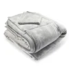 Gray Regal Plush Reversible Queen/King 3-Piece Comforter Set