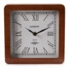 Brown & White Rounded-Edge Roman Numeral Tabletop Clock -Northlight Sales Store 810591368 A0