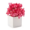 Grecian Getaway Red Artificial Bougainvillea Arrangement With White Pot 2 Grecian Getaway Red Artificial Bougainvillea Arrangement With White Pot -Northlight Sales Store 810592581 A0