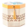 Blossom Blue & Yellow Floral Hexagon Storage Box -Northlight Sales Store 810592881 A0