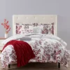 Red & Gray Floral Bed-in-a-Bag Full 14-Piece Bedding Set -Northlight Sales Store 810593106 B0 2