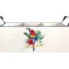 White & Turquoise Parrot Utensil Caddy -Northlight Sales Store 810593551 A0