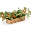 New Beginnings Green & Orange Artificial Greenery In Woven Tray 1 New Beginnings Green & Orange Artificial Greenery In Woven Tray -Northlight Sales Store 810593931 A0 1