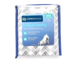 Gray & White Chevron Standard Pillowcases, 2-Pack