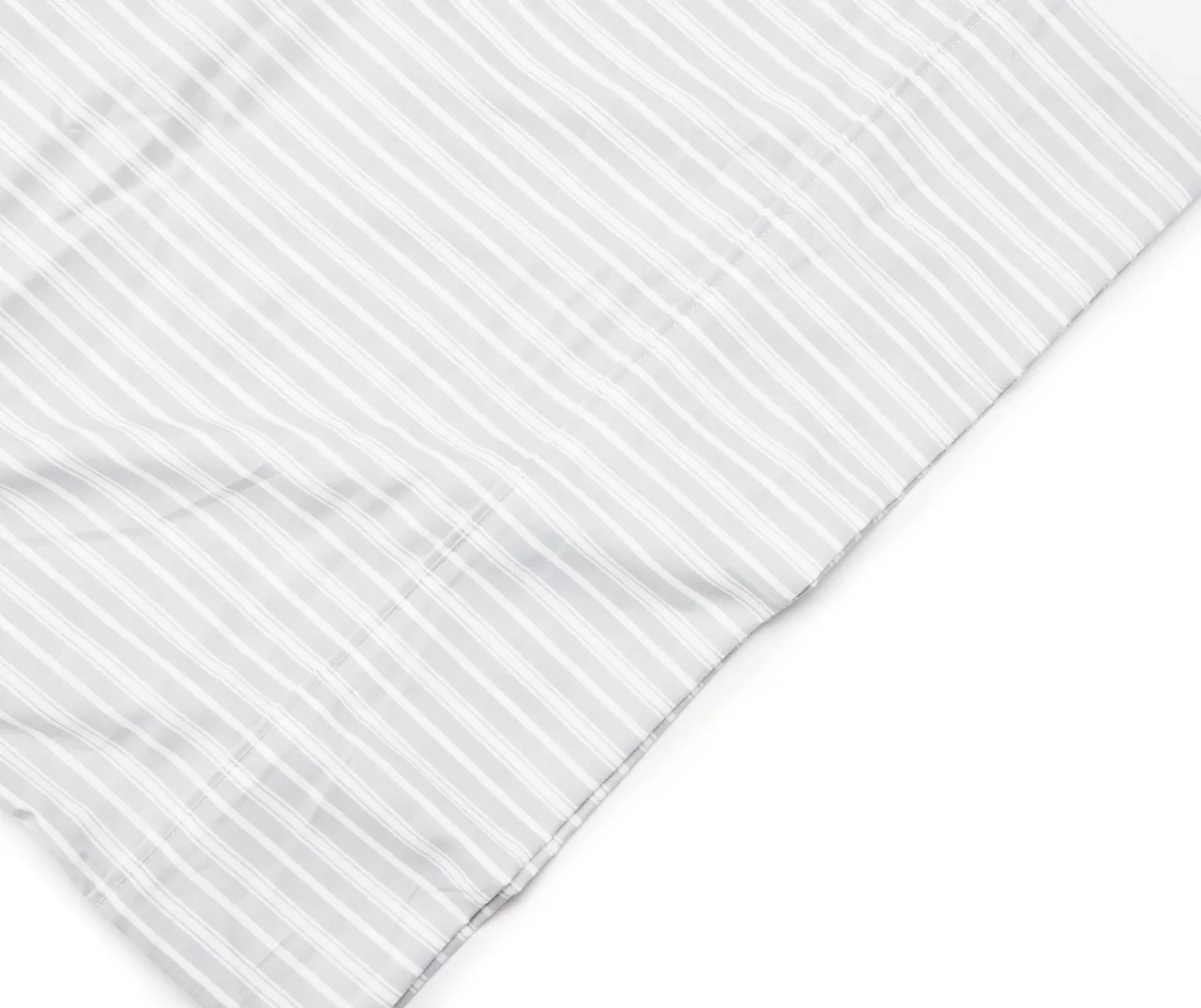 Gray & White Stripe Standard Pillowcases, 2-Pack 4 Gray & White Stripe Standard Pillowcases, 2-Pack - Image 2