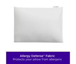 White Complete Allergy Protection Zippered Pillow Protector, 2-Pack -Northlight Sales Store 810594973 X8 6