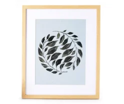 Zenspired Blue Leaf Framed Art Print