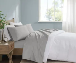Light Gray 600-Thread Count Pima Cotton King 4-Piece Sheet Set -Northlight Sales Store 810595439 810595440 810595711 810595713 A1 3