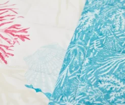 Real Living Grecian Getaway Blue Marine Life Reversible Microfiber Quilt 10 Real Living Grecian Getaway Blue Marine Life Reversible Microfiber Quilt -Northlight Sales Store 810595668 2 A8