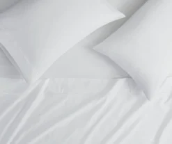 White 600-Thread Count Pima Cotton King 4-Piece Sheet Set 20 White 600-Thread Count Pima Cotton King 4-Piece Sheet Set -Northlight Sales Store 810595715 810595712 810595716 810595717 A8 7
