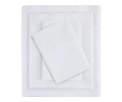 White 600-Thread Count Pima Cotton Queen 4-Piece Sheet Set -Northlight Sales Store 810595715 810595712 810595716 810595717 X0 4 1