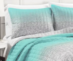 Lush Decor Glitter Ombre Print Quilt Set 28 Lush Decor Glitter Ombre Print Quilt Set -Northlight Sales Store 810595760 2