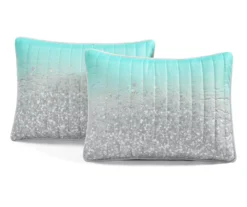 Lush Decor Glitter Ombre Print Quilt Set 32 Lush Decor Glitter Ombre Print Quilt Set -Northlight Sales Store 810595760 6