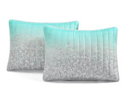 Lush Decor Glitter Ombre Print Quilt & Pillowcase Set -Northlight Sales Store 810595922 6