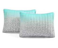 Lush Decor Glitter Ombre Print Quilt & Pillowcase Set -Northlight Sales Store 810595923 6