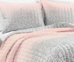 Lush Decor Glitter Ombre Print Quilt & Pillowcase Set -Northlight Sales Store 810595924 3