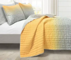 Lush Decor Glitter Ombre Print Quilt & Pillowcase Set -Northlight Sales Store 810595933 1