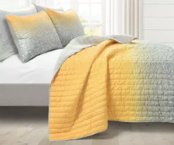 Lush Decor Glitter Ombre Print Quilt & Pillowcase Set -Northlight Sales Store 810595934 1