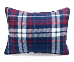 Lush Decor Grayson Farmhouse Navy & Red Plaid Reversible Quilt Set -Northlight Sales Store 810595935 7