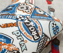 Lush Decor Beige Multi-Color Race Cars Quilt Set -Northlight Sales Store 810595975 5