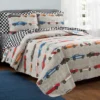 Beige Multi-Color Race Cars Full 7-Piece Quilt Set -Northlight Sales Store 810595975 8