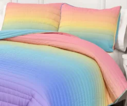 Lush Decor Rainbow Ombre Quilt Set -Northlight Sales Store 810595983 2