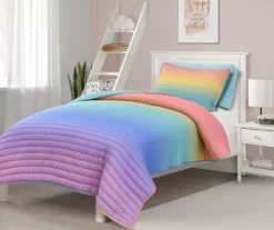 Lush Decor Rainbow Ombre Quilt Set -Northlight Sales Store 810595984