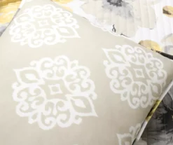 Lush Decor Leah Yellow & Gray Floral Reversible Quilt Set -Northlight Sales Store 810595998 5