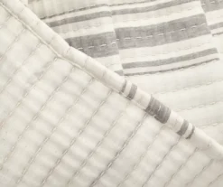Lush Decor Farmhouse Stripe Quilted Coverlet -Northlight Sales Store 810596007 3