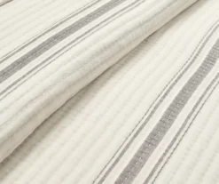 Lush Decor Farmhouse Stripe Quilted Coverlet -Northlight Sales Store 810596007 4