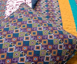 Lush Decor Bohemian Pattern Stripe Reversible Quilt Set 30 Lush Decor Bohemian Pattern Stripe Reversible Quilt Set -Northlight Sales Store 810596022 5 1