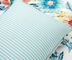 Lush Decor Ari Blue & Dusty Pink Flower Reversible Quilt Set -Northlight Sales Store 810596035 5