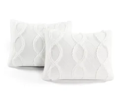 Lush Decor Avon White Ruffled Helix Pattern Quilt Set 25 Lush Decor Avon White Ruffled Helix Pattern Quilt Set -Northlight Sales Store 810596041 5