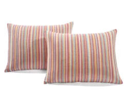 Lush Decor Rust, Yellow & Blue Stripe Quilted Coverlet Set -Northlight Sales Store 810596058 6
