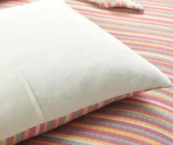 Lush Decor Rust, Yellow & Blue Stripe Quilted Coverlet Set -Northlight Sales Store 810596059 5