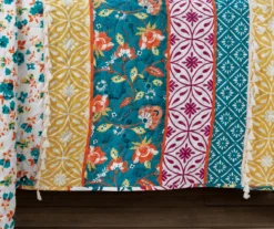 Lush Decor Emily Turquoise & Orange Boho Stripe Reversible Quilt Set -Northlight Sales Store 810596071 2