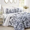 Lush Decor Tanisha Floral Reversible Quilt Set -Northlight Sales Store 810596095