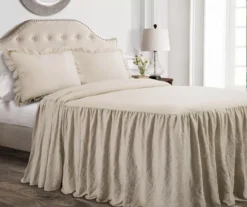Lush Decor Crinkle Texture Bedspread Set