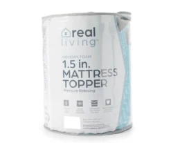 Real Living Blue 1.5" Memory Foam Mattress Topper -Northlight Sales Store 810596665 810596666 810596667 810596668 1 A8