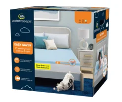 Serta Perfect Sleeper Easy Saver Blue 2" Memory Foam Topper -Northlight Sales Store 810597383 1