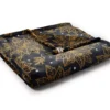 Thalia Black & Gold Poinsettia Throw, (50" X 70") -Northlight Sales Store 810598125 A0