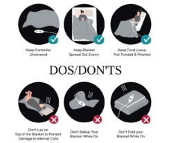 Marselle Marble Faux Fur Heated Throw, (50" X 70") -Northlight Sales Store 810598126 11