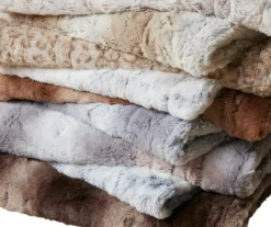 Marselle Leopard Print Faux Fur Heated Throw, (50" X 70") -Northlight Sales Store 810598128 8