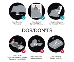 Marselle Leopard Print Faux Fur Heated Throw, (50" X 70") -Northlight Sales Store 810598128 9