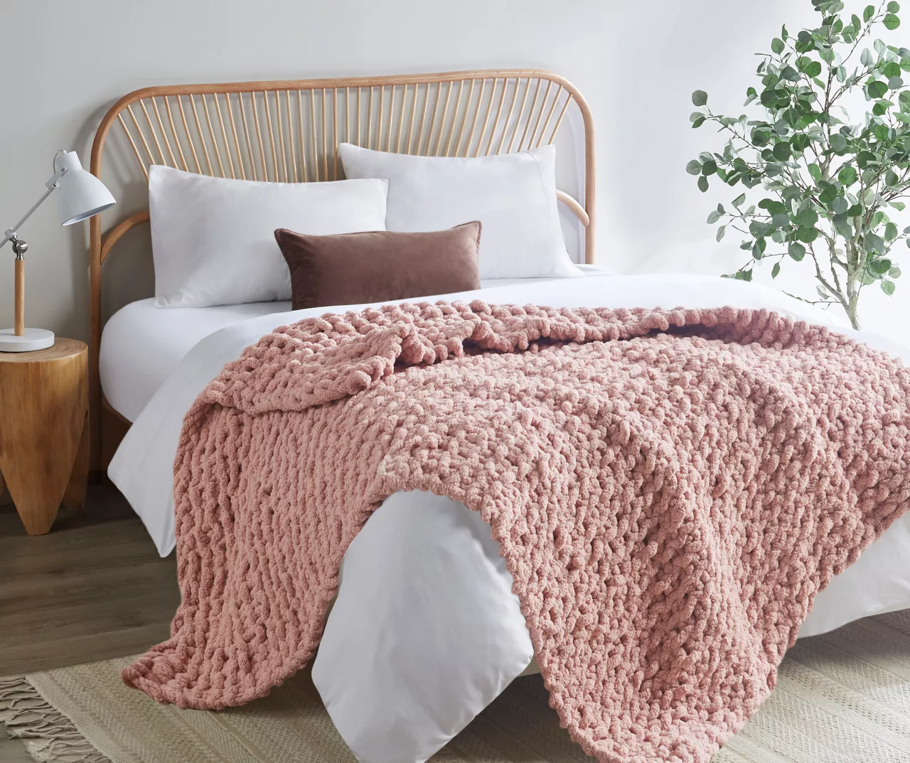 Chunky-Knit Handmade Throw, (50" X 60") 3 Chunky-Knit Handmade Throw, (50" X 60")