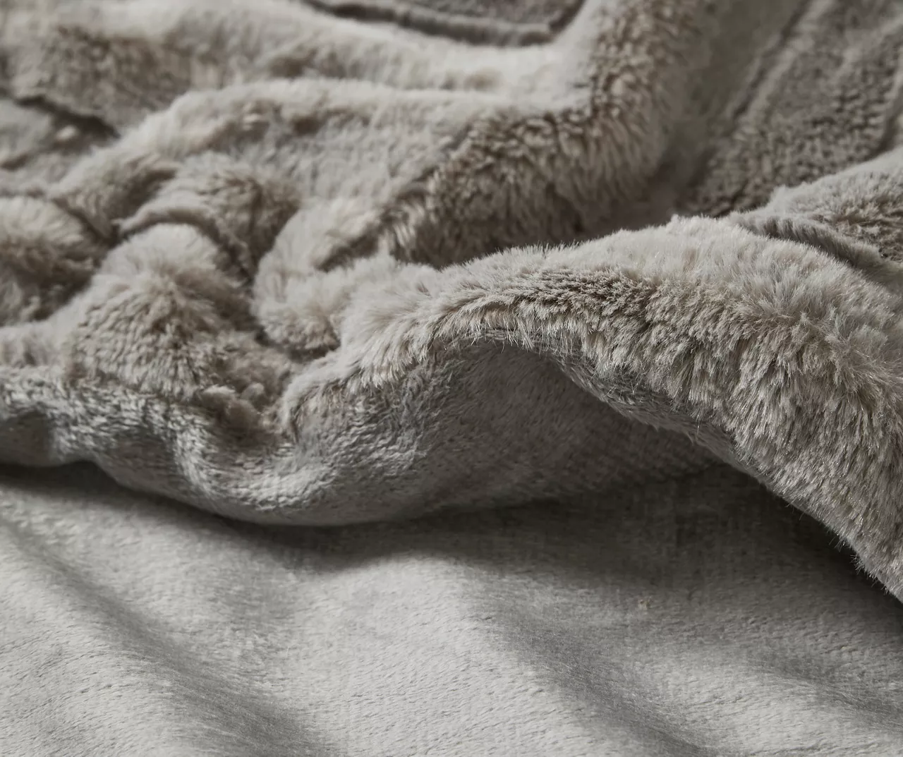 Polar Patchwork Stripe Plush Throw, (50" X 60") 10 Polar Patchwork Stripe Plush Throw, (50" X 60") - Image 8