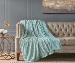 Marselle Oversize Faux Fur Throw, (60" X 70")