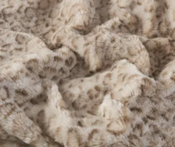 Marselle Leopard Print Oversize Faux Fur Throw, (60" X 70") -Northlight Sales Store 810598162 5