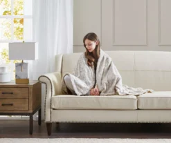 Marselle Leopard Print Oversize Faux Fur Throw, (60" X 70") -Northlight Sales Store 810598164 2