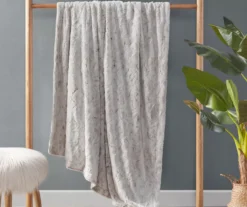 Marselle Leopard Print Oversize Faux Fur Throw, (60" X 70") -Northlight Sales Store 810598164 3